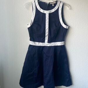 Banana Republic dress navy and white size 8 sundress